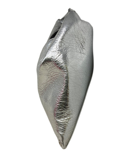 MM6 Maison Margiela Hand Bag Tote Purse Silver Authentic