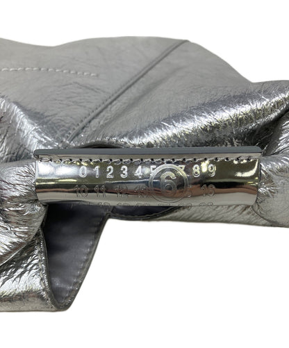MM6 Maison Margiela Hand Bag Tote Purse Silver Authentic