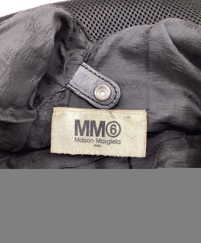 MM6 Maison Margiela Shoulder Bag Purse Chain Black Authentic
