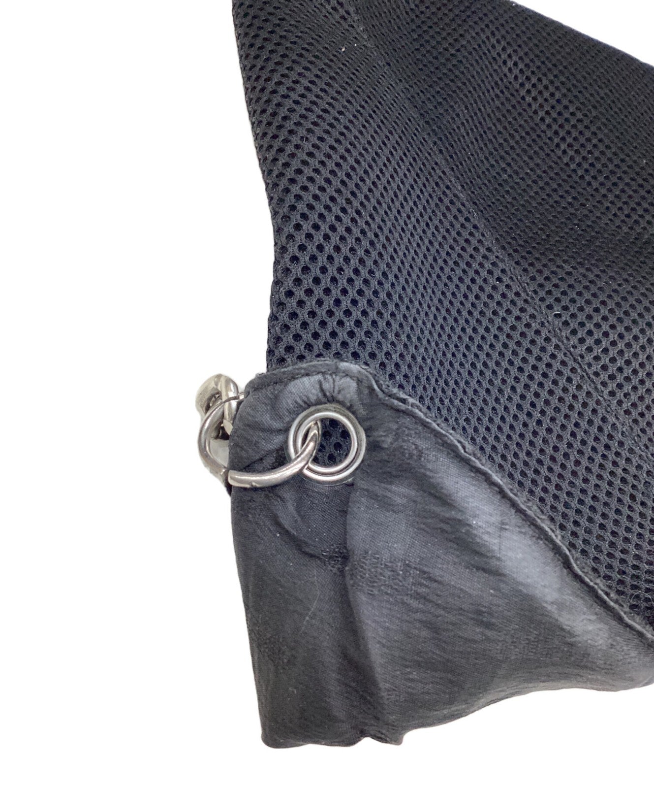 MM6 Maison Margiela Shoulder Bag Purse Chain Black Authentic
