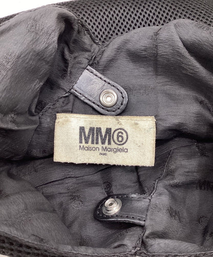 MM6 Maison Margiela Shoulder Bag Purse Chain Black Authentic