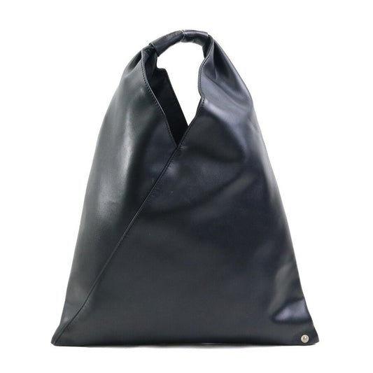MM6 Maison Margiela Hand Bag Tote Purse Japanese Leather Black Authentic