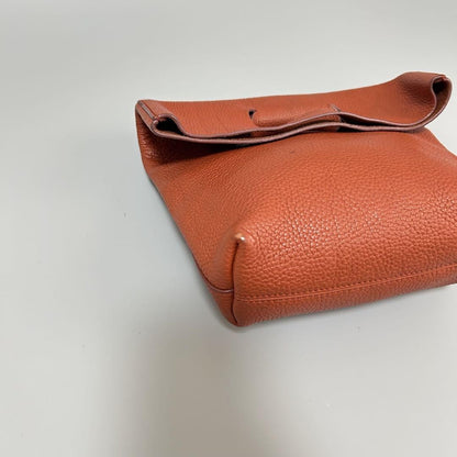 TOD'S Hand Bag Tote Purse Leather Brown Authentic