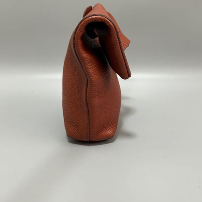 TOD'S Hand Bag Tote Purse Leather Brown Authentic