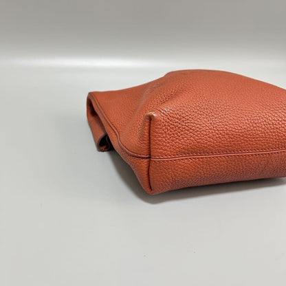 TOD'S Hand Bag Tote Purse Leather Brown Authentic