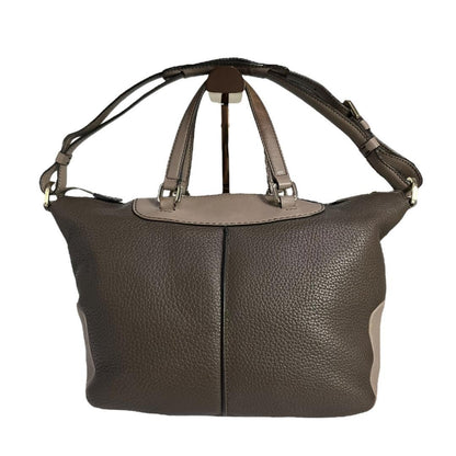 TOD'S Hand Shoulder Bag Tote Purse 2way Leather Authentic