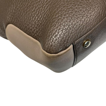 TOD'S Hand Shoulder Bag Tote Purse 2way Leather Authentic