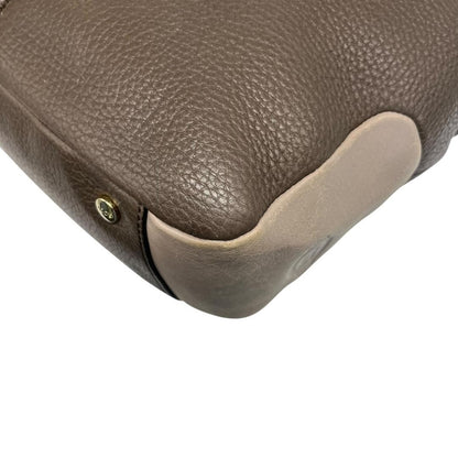TOD'S Hand Shoulder Bag Tote Purse 2way Leather Authentic