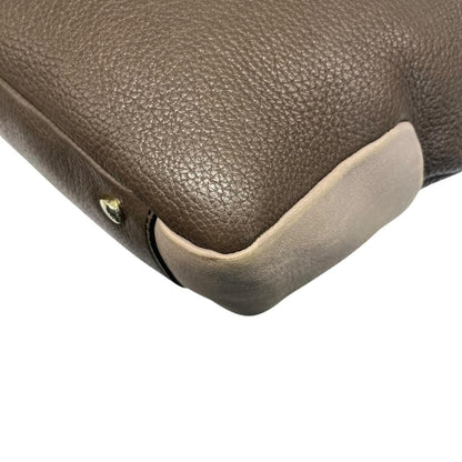 TOD'S Hand Shoulder Bag Tote Purse 2way Leather Authentic