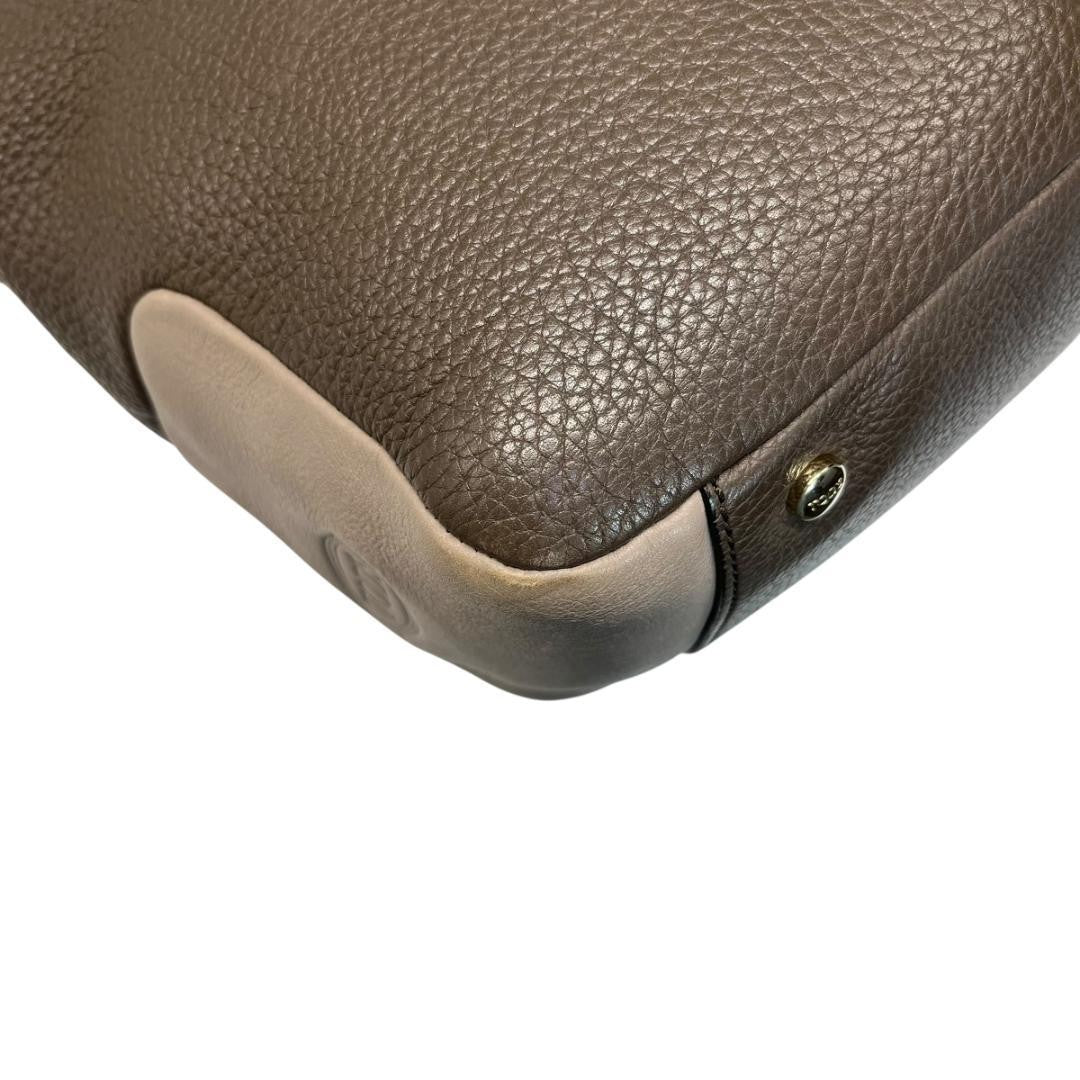 TOD'S Hand Shoulder Bag Tote Purse 2way Leather Authentic
