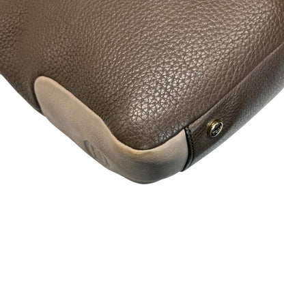 TOD'S Hand Shoulder Bag Tote Purse 2way Leather Authentic