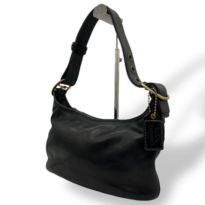 COACH Hand Shoulder Bag Tote Purse 11429 Leather Black Authentic