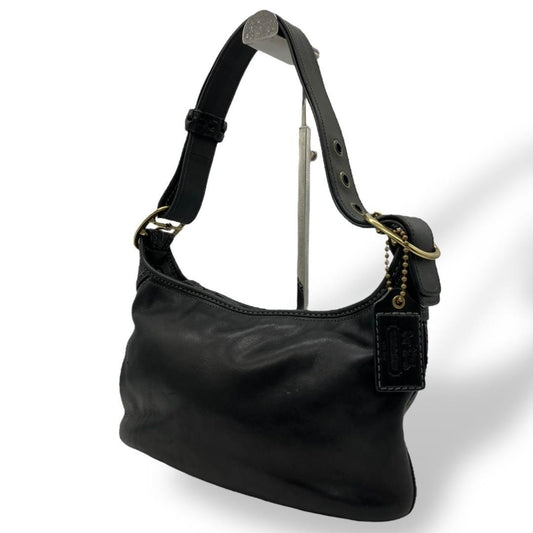 COACH Hand Shoulder Bag Tote Purse 11429 Leather Black Authentic