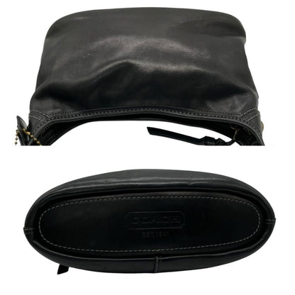 COACH Hand Shoulder Bag Tote Purse 11429 Leather Black Authentic