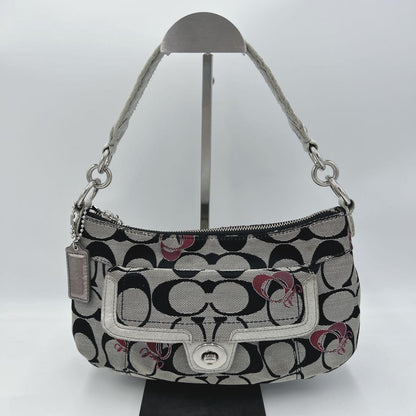 COACH Shoulder Bag Purse Accessory Pouch Signature Authentic