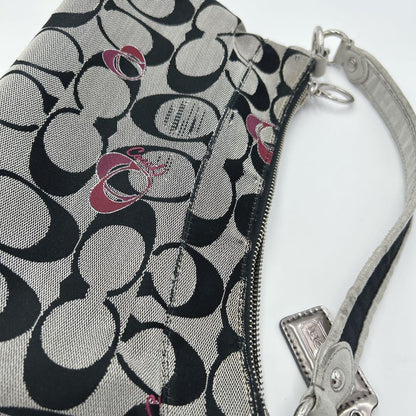 COACH Shoulder Bag Purse Accessory Pouch Signature Authentic