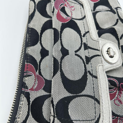 COACH Shoulder Bag Purse Accessory Pouch Signature Authentic