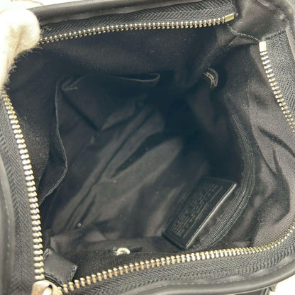 COACH Shoulder Bag Purse Signature 19730 Canvas Leather Black Authentic