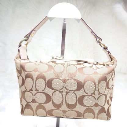 COACH Accessory Pouch Hand Bag Tote Purse Signature Authentic