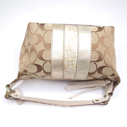 COACH Accessory Pouch Hand Bag Tote Purse Signature Authentic