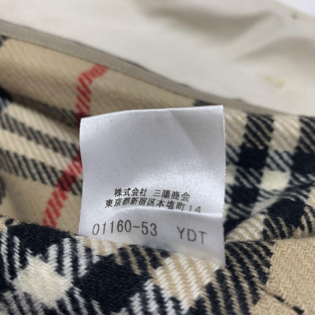BURBERRY BLUE LABEL Coat Nova Check Asian fit L 40 US size M Beige Authentic