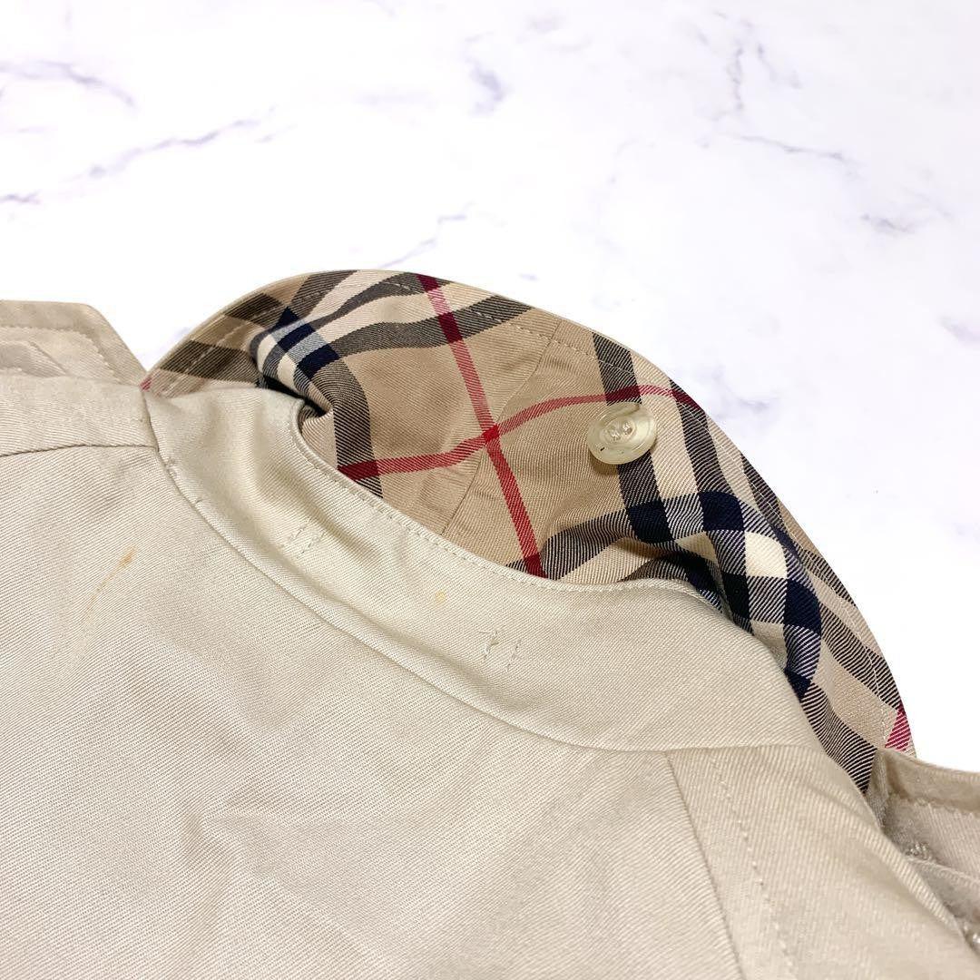 BURBERRY BLUE LABEL Coat Nova Check Asian fit L 40 US size M Beige Authentic