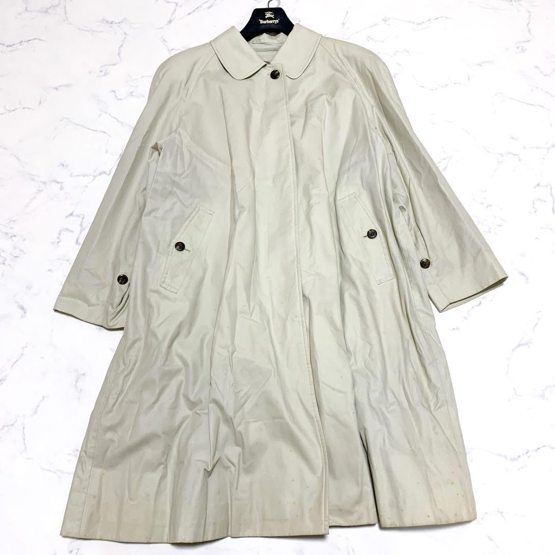 BURBERRY Coat Nova Check Asian fit L US size M Beige Authentic