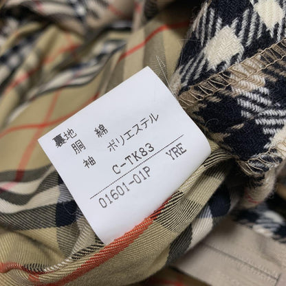 BURBERRY Coat Nova Check Asian fit L US size M Beige Authentic