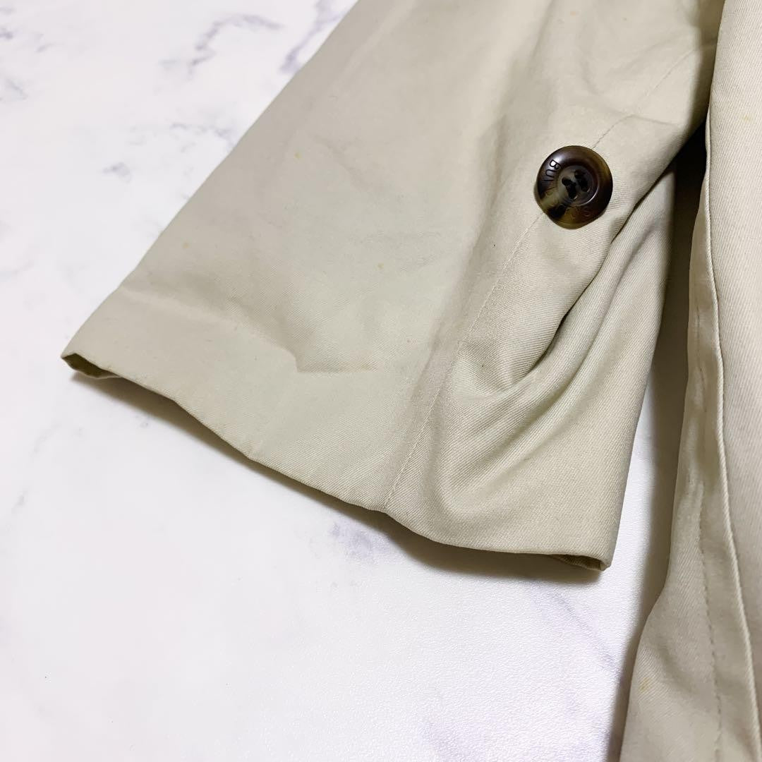 BURBERRY Coat Nova Check Asian fit L US size M Beige Authentic