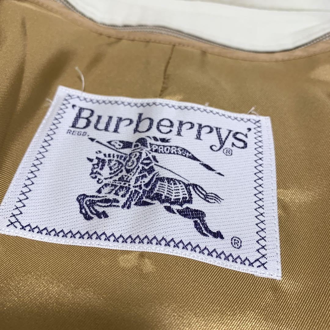 BURBERRY Coat Nova Check Asian fit L US size M Beige Authentic