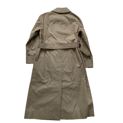 BURBERRY Coat Nova Check Asian fit S US size XS Khaki Authentic