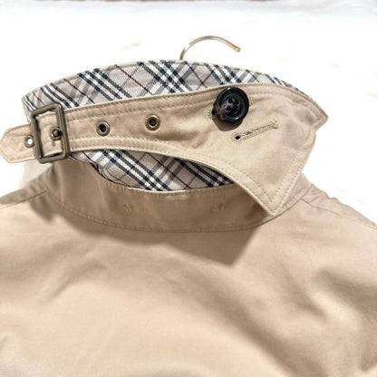 BURBERRY BLUE LABEL Coat Nova Check Asian fit M 38 US size S Beige Authentic