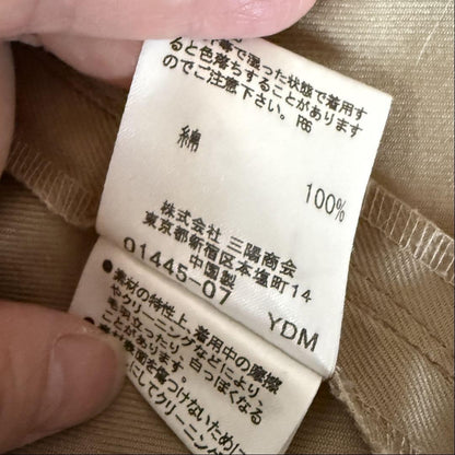 BURBERRY BLUE LABEL Coat Nova Check Asian fit L 40 US size M Beige Authentic