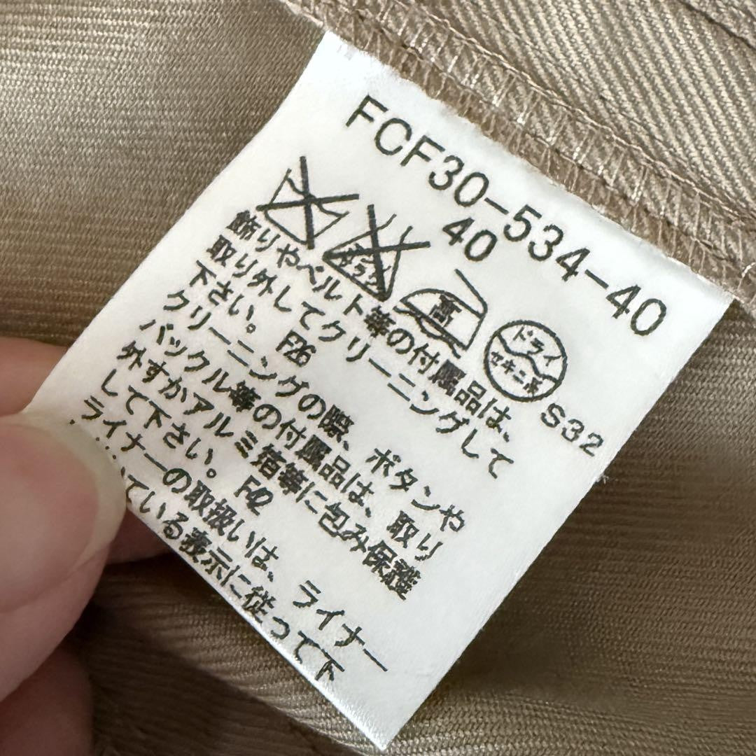 BURBERRY BLUE LABEL Coat Nova Check Asian fit L 40 US size M Beige Authentic