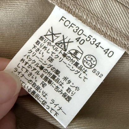 BURBERRY BLUE LABEL Coat Nova Check Asian fit L 40 US size M Beige Authentic