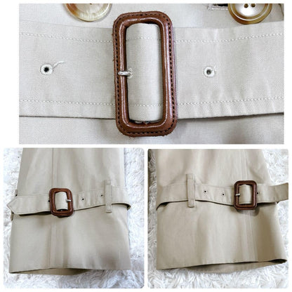 BURBERRY Coat Nova Check Asian fit XL US size L Beige Authentic
