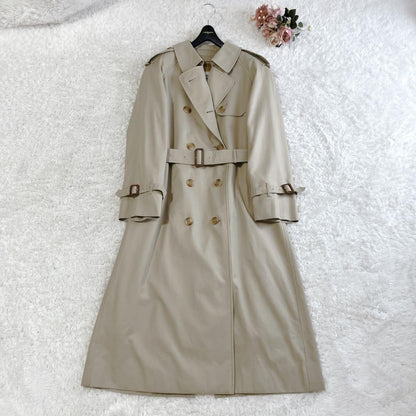 BURBERRY Coat Nova Check Asian fit XL US size L Beige Authentic