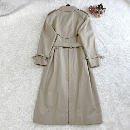 BURBERRY Coat Nova Check Asian fit XL US size L Beige Authentic