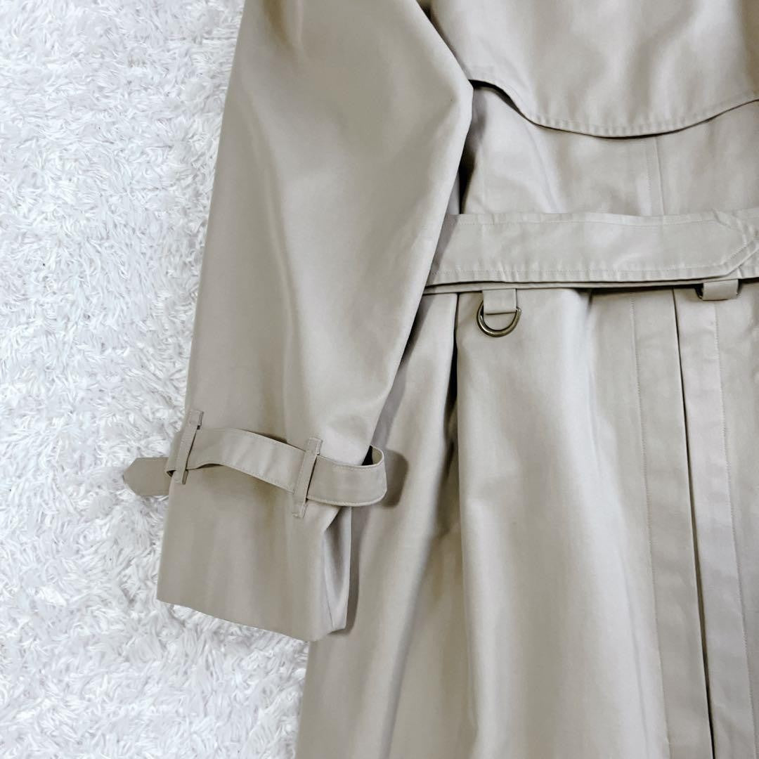 BURBERRY Coat Nova Check Asian fit XL US size L Beige Authentic