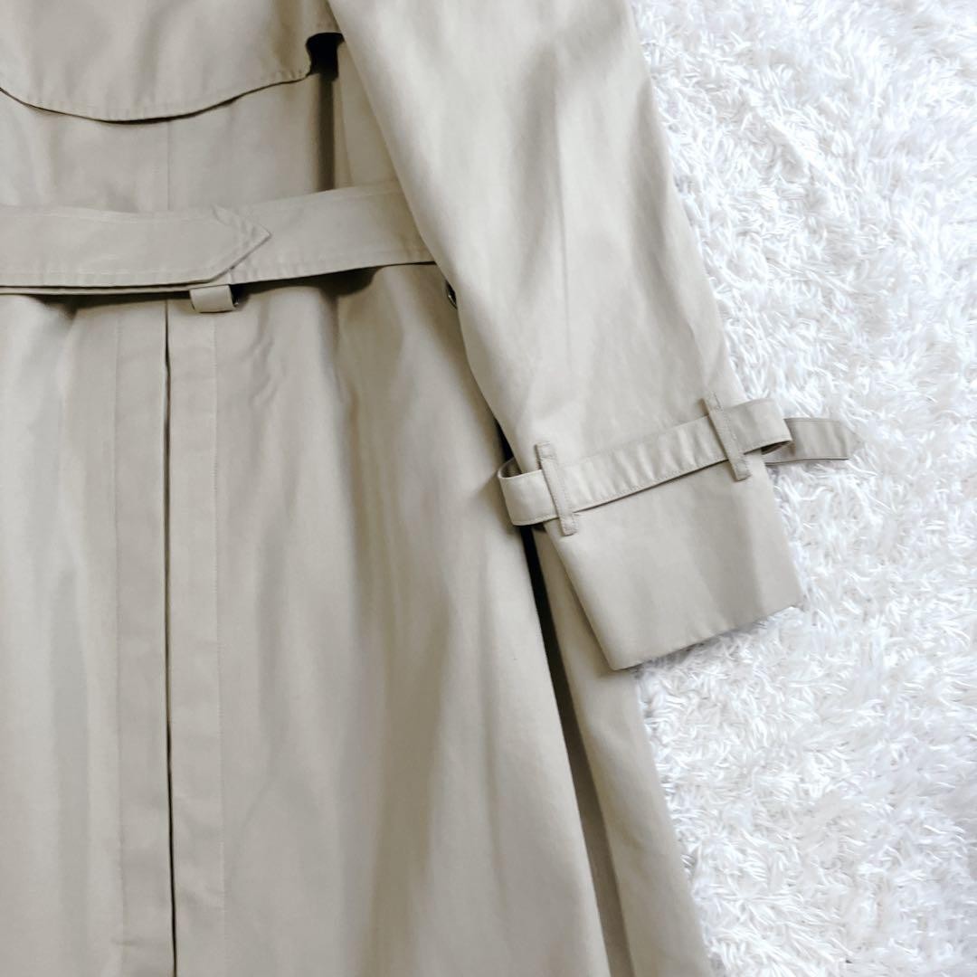 BURBERRY Coat Nova Check Asian fit XL US size L Beige Authentic