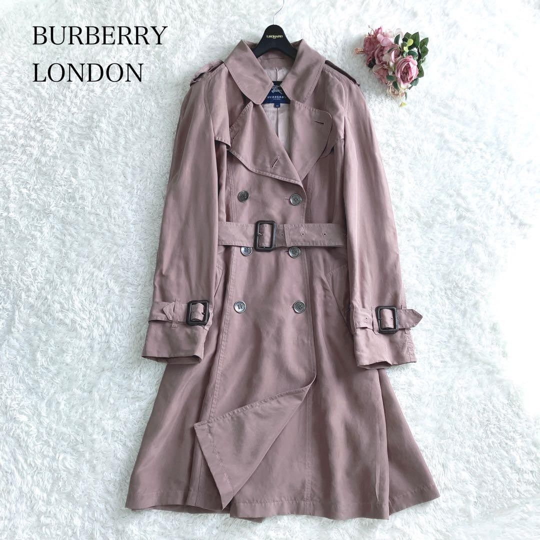 BURBERRY LONDON Coat Asian fit L 40 US size M Pink Authentic