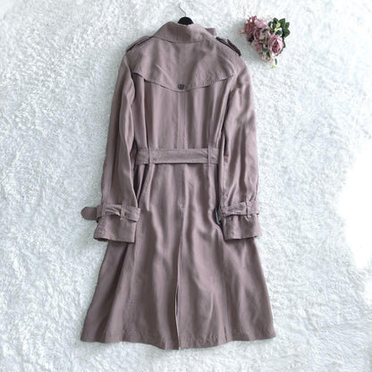 BURBERRY LONDON Coat Asian fit L 40 US size M Pink Authentic