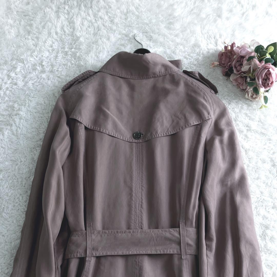 BURBERRY LONDON Coat Asian fit L 40 US size M Pink Authentic