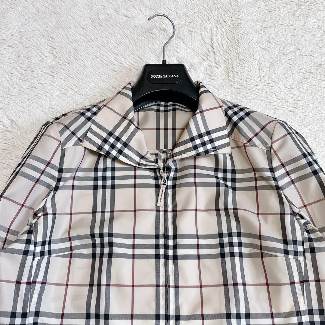 BURBERRY LONDON Jacket Nova Check Asian fit L 40 US size M Beige Authentic