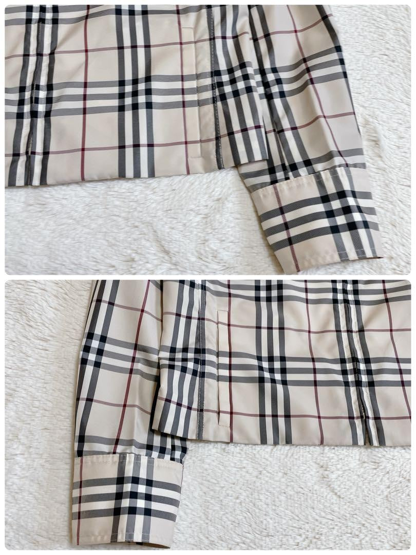 BURBERRY LONDON Jacket Nova Check Asian fit L 40 US size M Beige Authentic