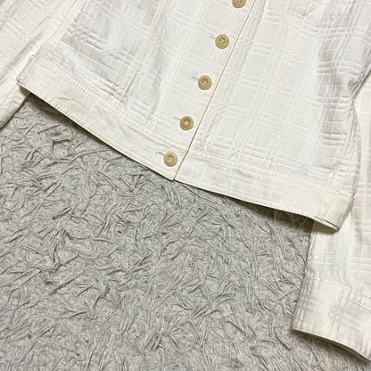 BURBERRY LONDON Jacket Asian fit L 40 US size M White Authentic