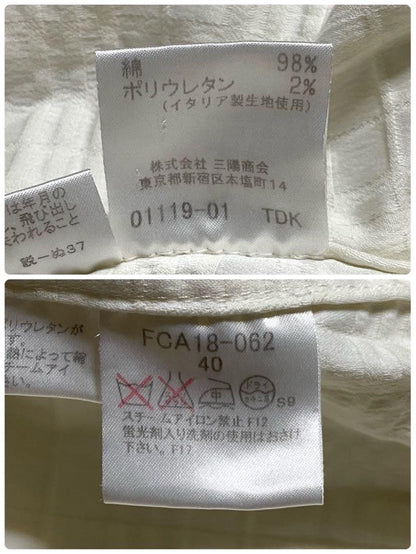 BURBERRY LONDON Jacket Asian fit L 40 US size M White Authentic