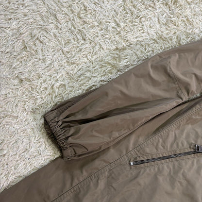 BURBERRY Mountain Hoodie Coat Nova Check Asian fit L 40 US size M Khaki Auth