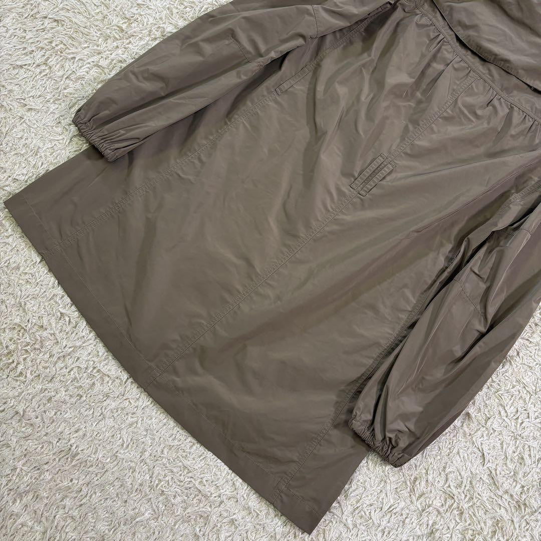 BURBERRY Mountain Hoodie Coat Nova Check Asian fit L 40 US size M Khaki Auth