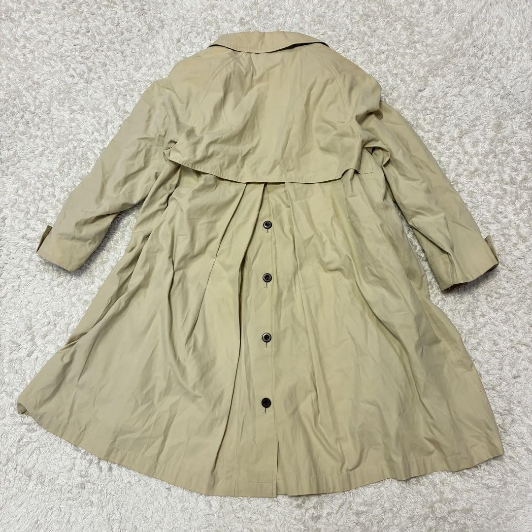 BURBERRYS Coat Nova Check Asian fit S US size XS Light Beige Authentic